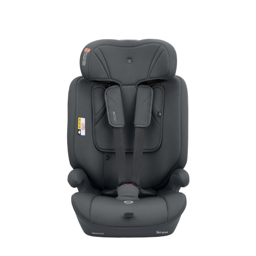 Silla de Auto I-Flow Kikkaboo  (76-150cm) Gris