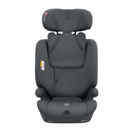 Silla de Auto I-Flow Kikkaboo  (76-150cm) Gris