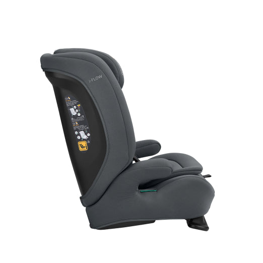 Silla de Auto I-Flow Kikkaboo  (76-150cm) Gris