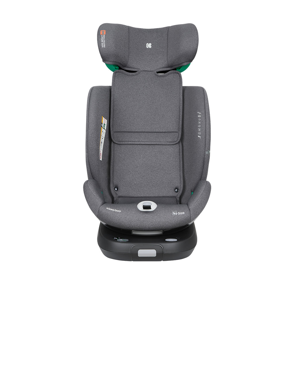 Silla de Auto I-Twist Kikkaboo (40-150cm) Gris