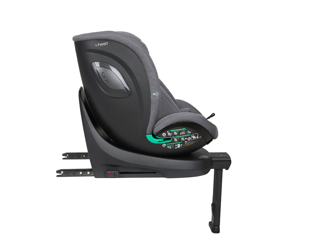 Silla de Auto I-Twist Kikkaboo (40-150cm) Gris