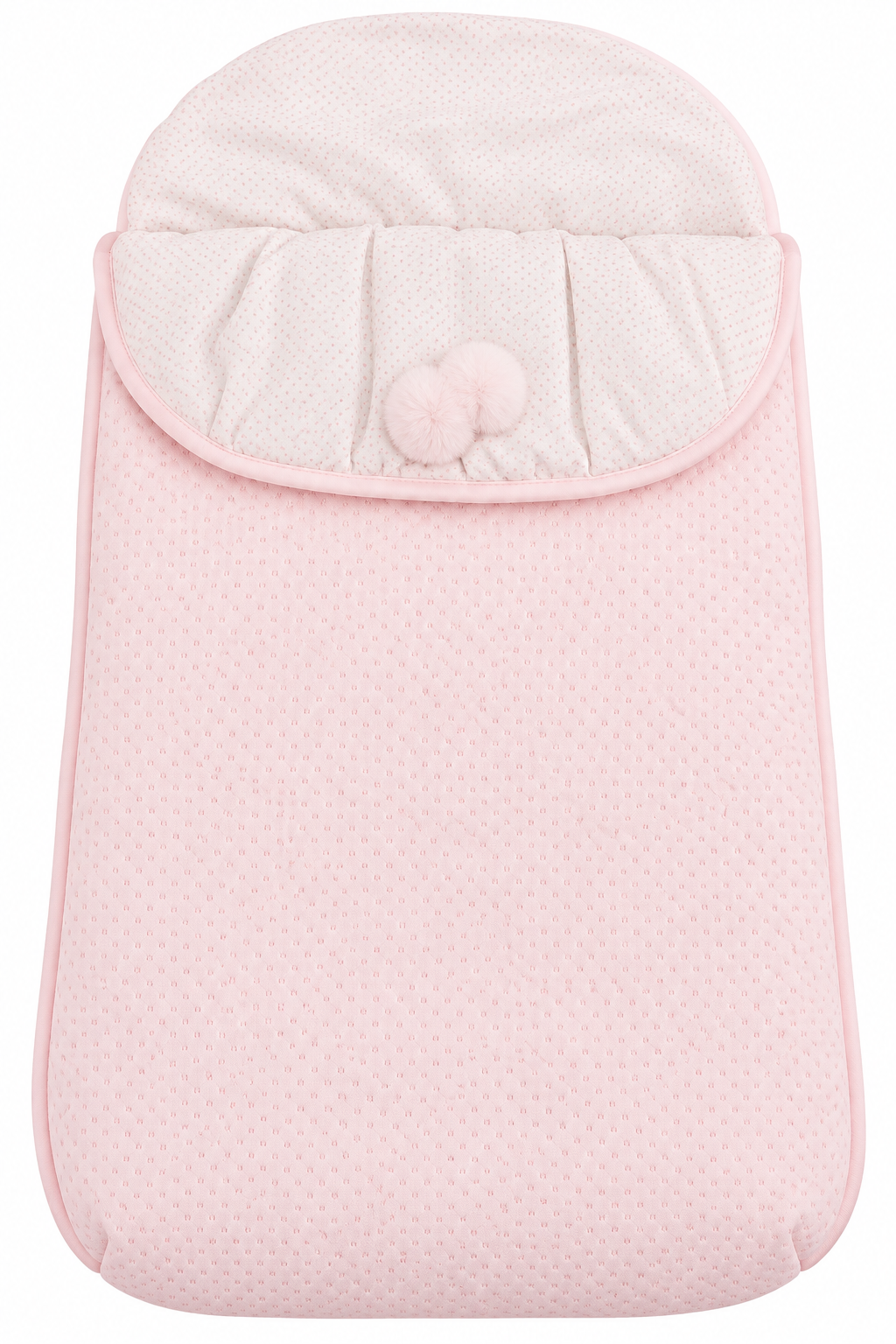 Saco Capazo 7078 Mac Ilusión Rosa Pompón