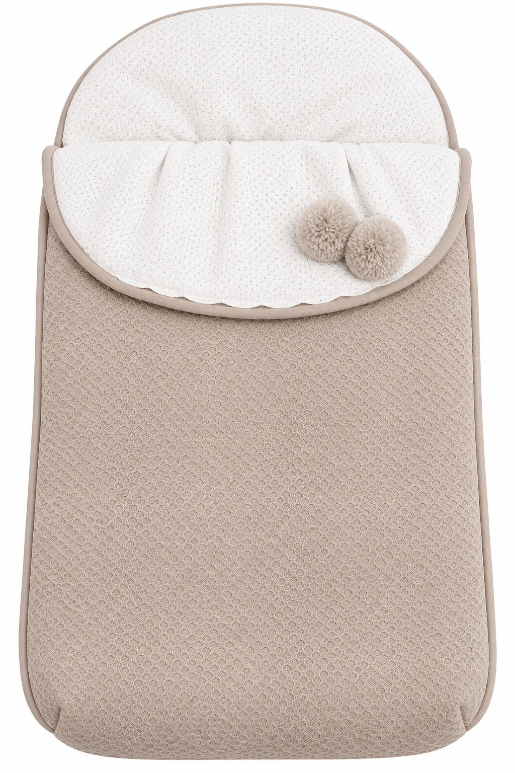 Saco Capazo 7078 Mac Iusión Angora Pompón