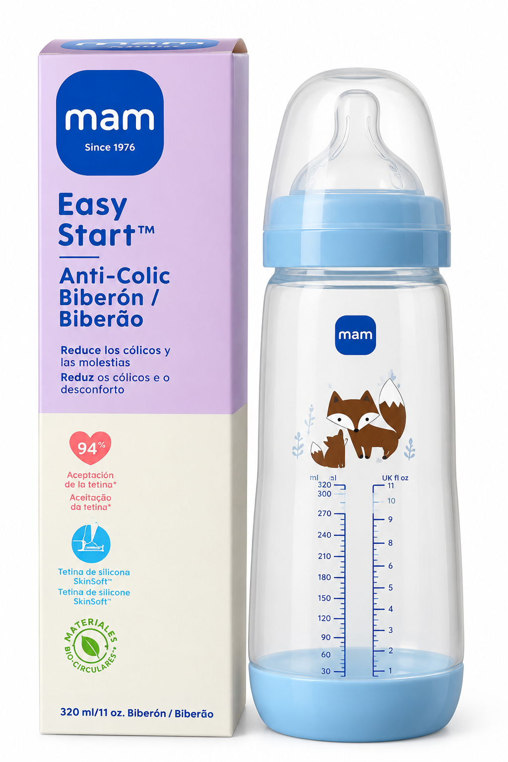 Biberon Azul Mam 320 Ml