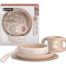 Vajilla Aprendizaje Conejito Beige Suavinex