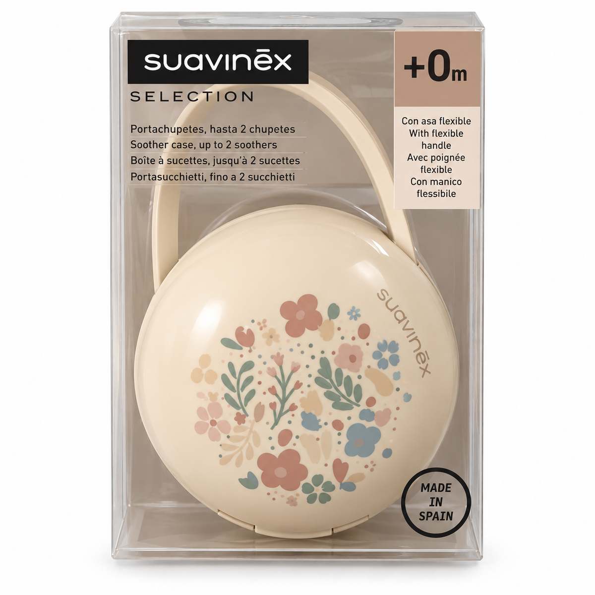 Portachupetes Suavinex Beige