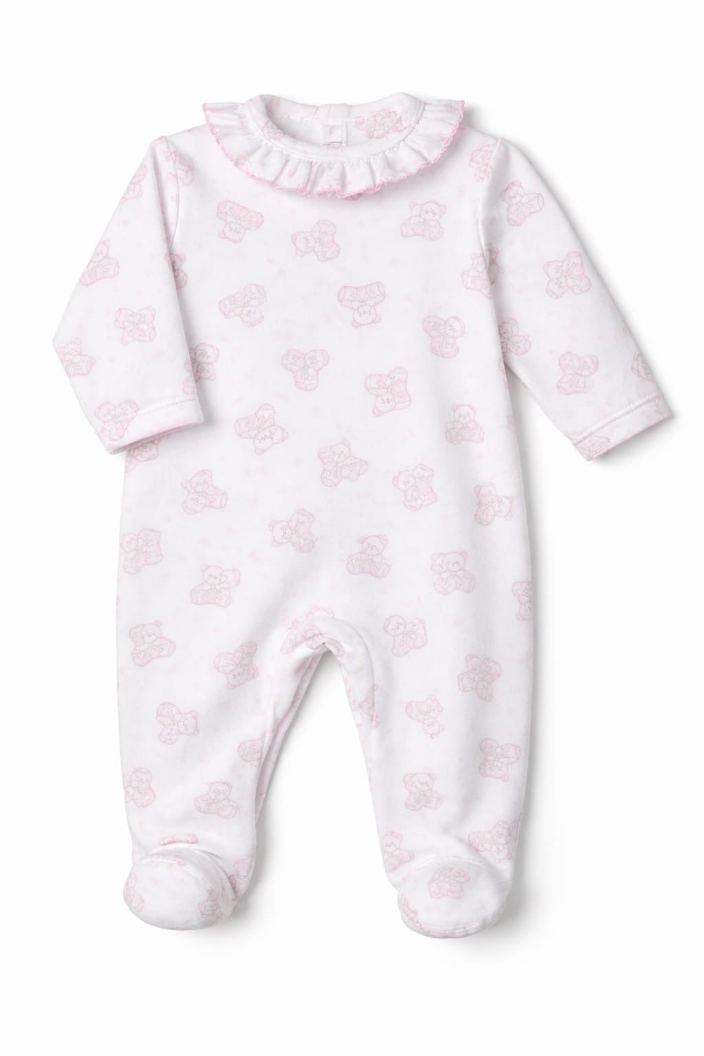 Pijama Terciopelo Ositos Rosa
