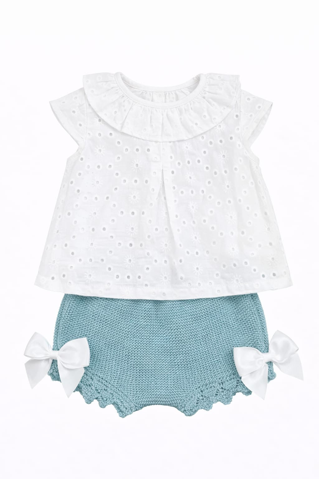 Conjunto Flor Azul