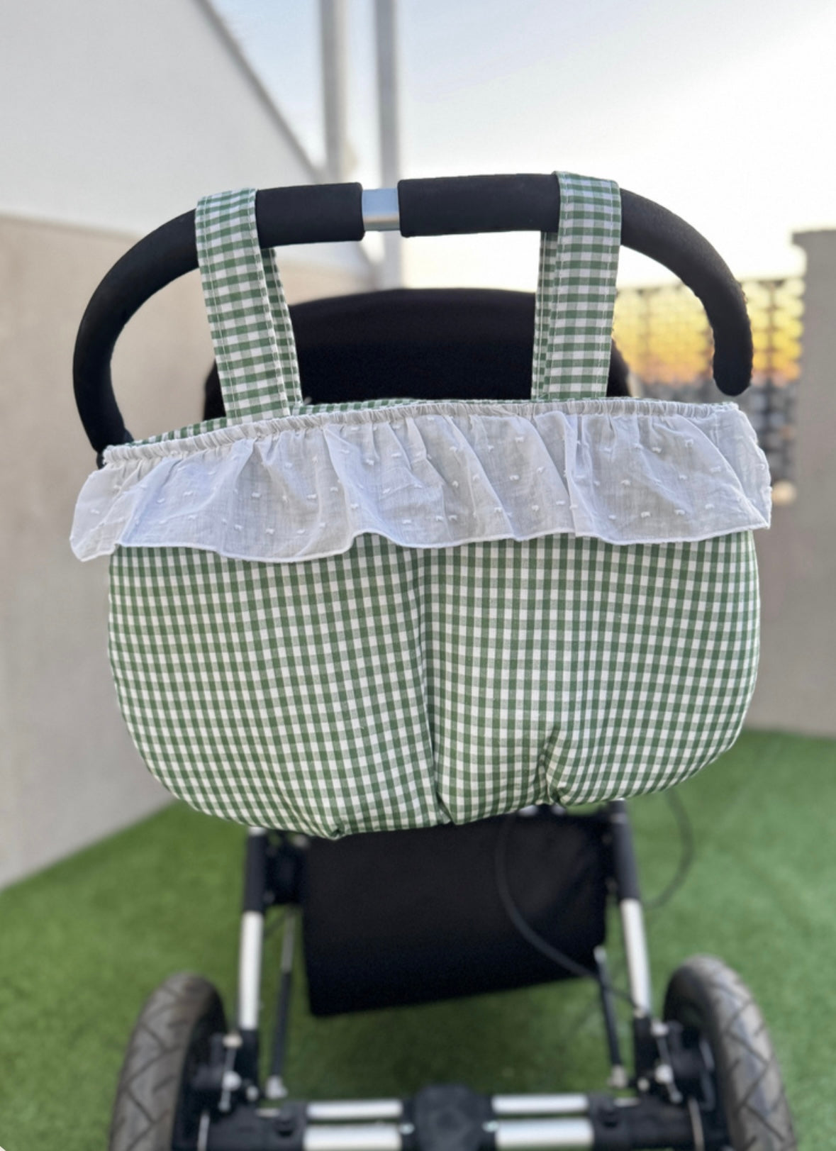 Bombonera Vichy Verde