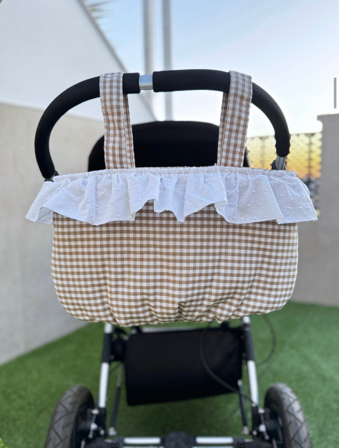 Bombonera Vichy Beige