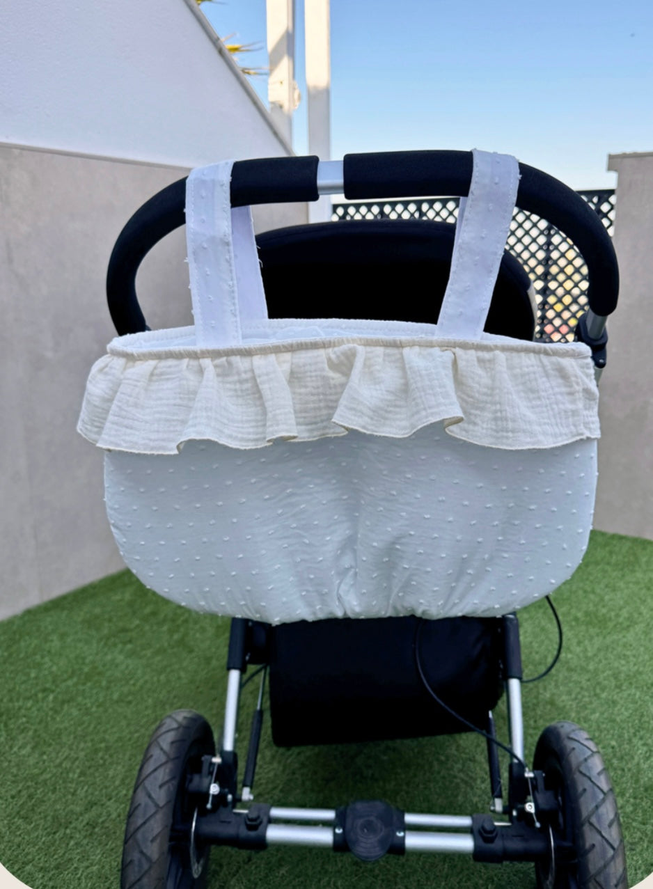 Bombonera Plumeti Beige