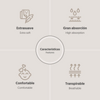 Pack Muselinas Minnie/Mickey