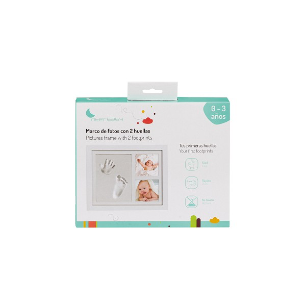 Portafotos con huella