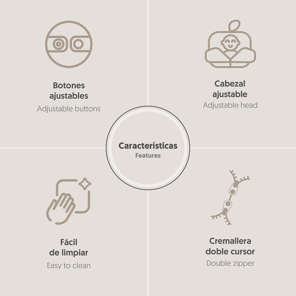 Saco Silleta Cactus Interbaby