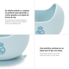 Vajilla Real Madrid Silicona Azul
