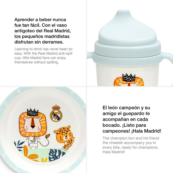 Vajilla Real Madrid Azul