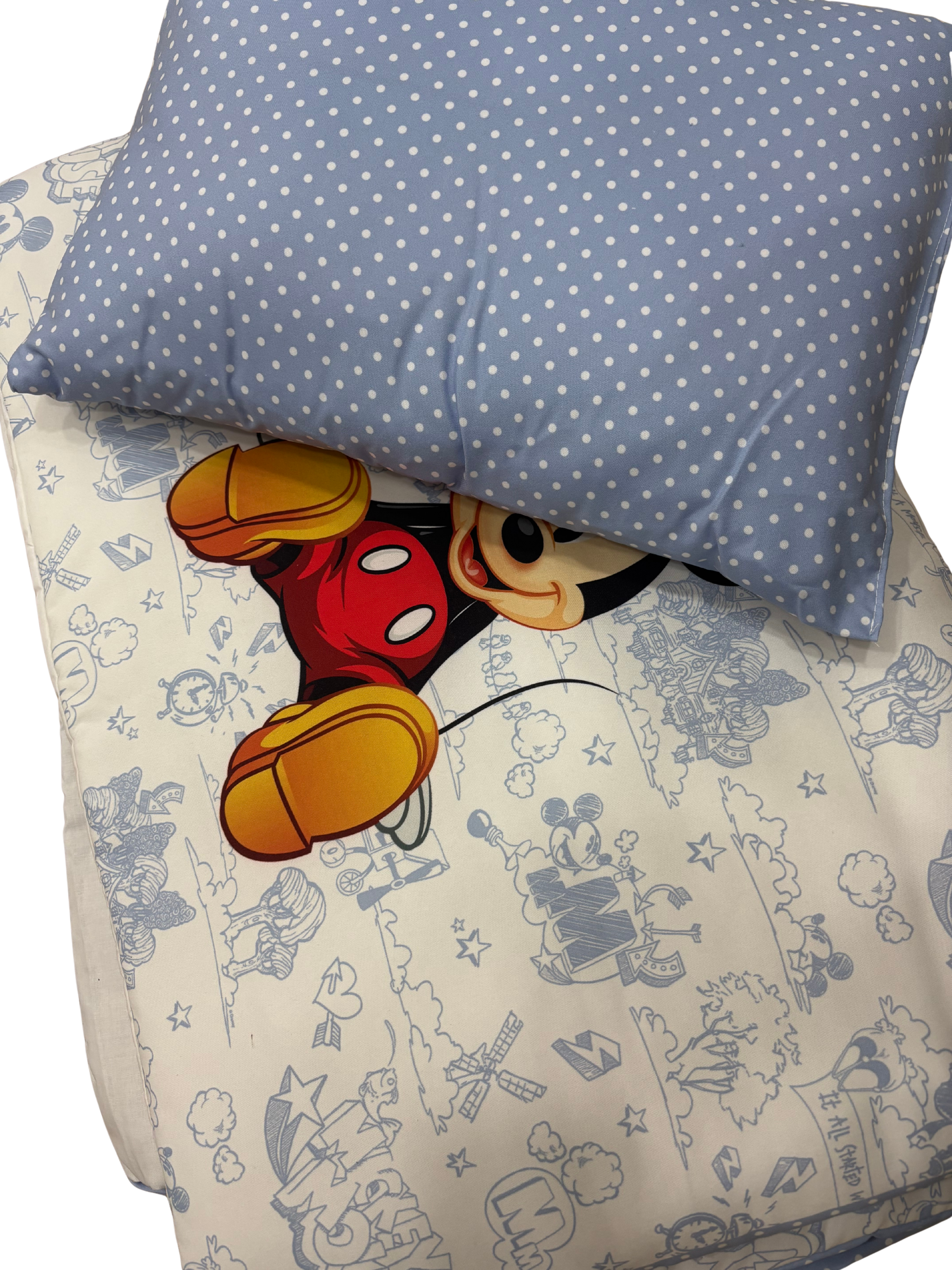 Chichonera, Edredón y Cojín Mickey