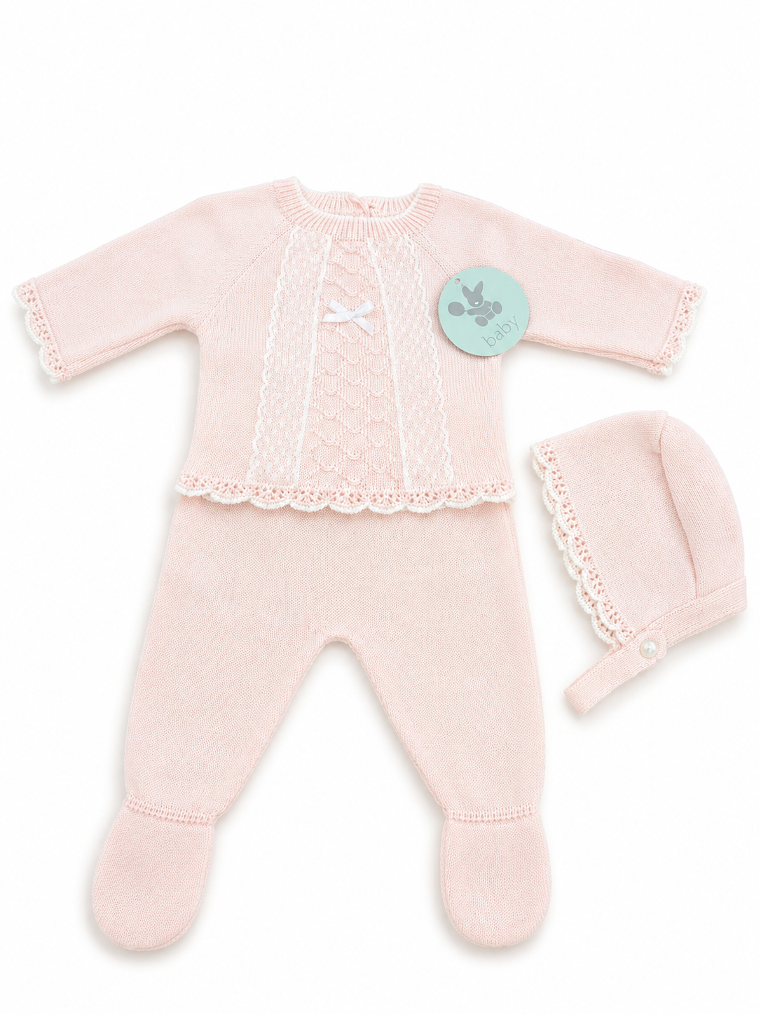 Conjunto Meni Rosa Hilo