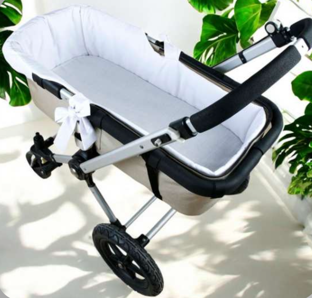 Cubre Capazo Rígido Tela Lisa