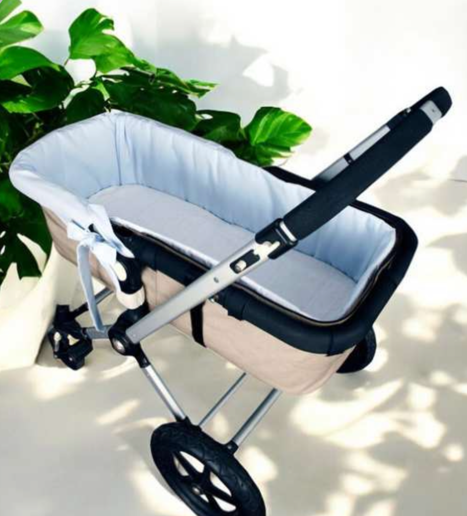 Cubre Capazo Rígido Tela Lisa