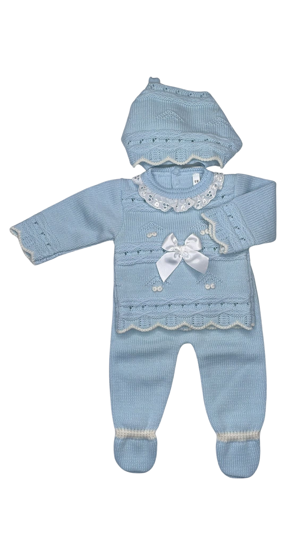 Conjunto Modelo Lazo - Talla 0/3m
