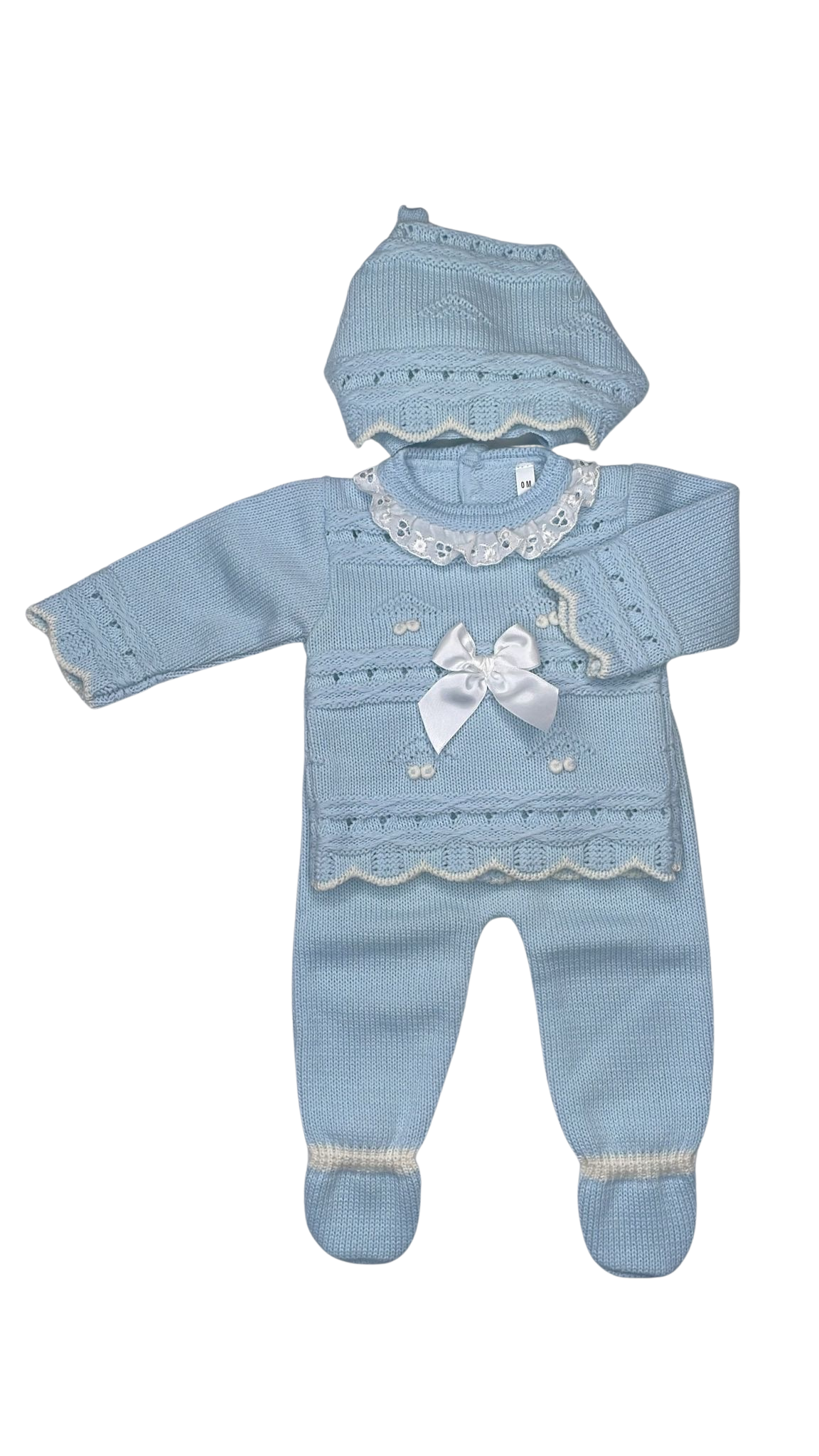Conjunto Modelo Lazo - Talla 0/3m