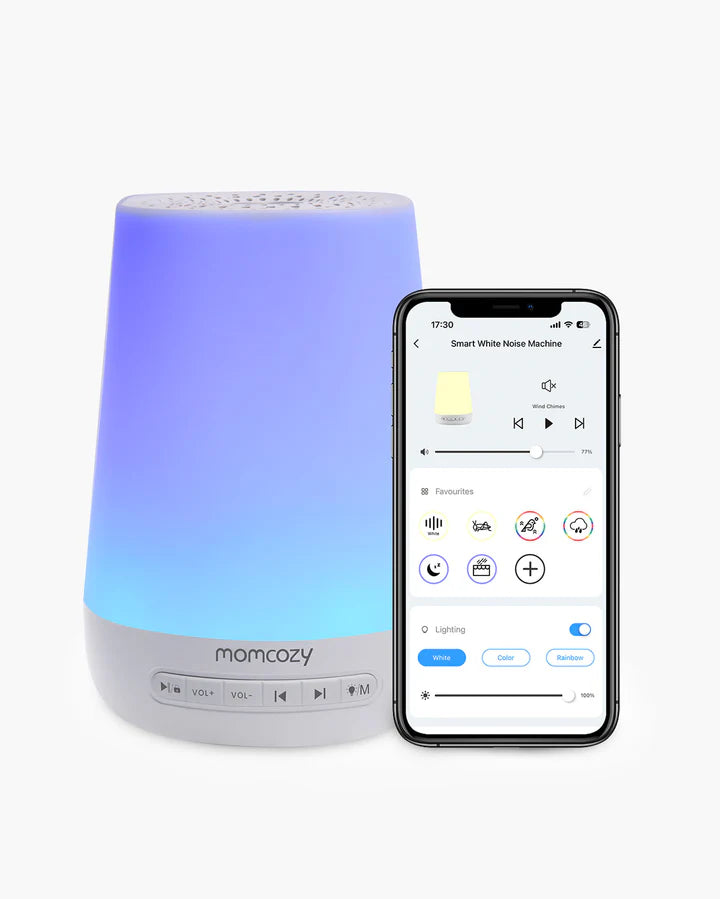 Máquina de Ruido Blanco con Luz Momcozy