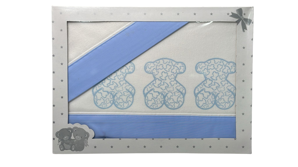 Sábana Franela Cuna Ositos