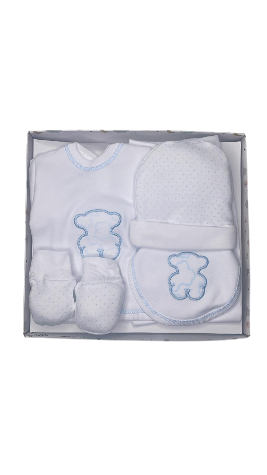 Primera Puesta Osito Bordado