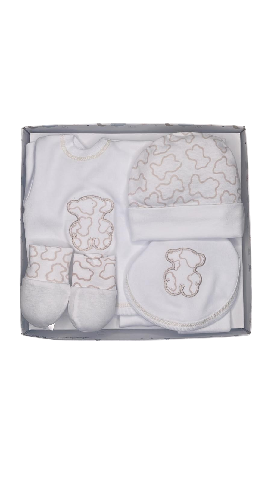 Primera Puesta Osito Bordado