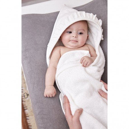 Capa con Volante Blanco