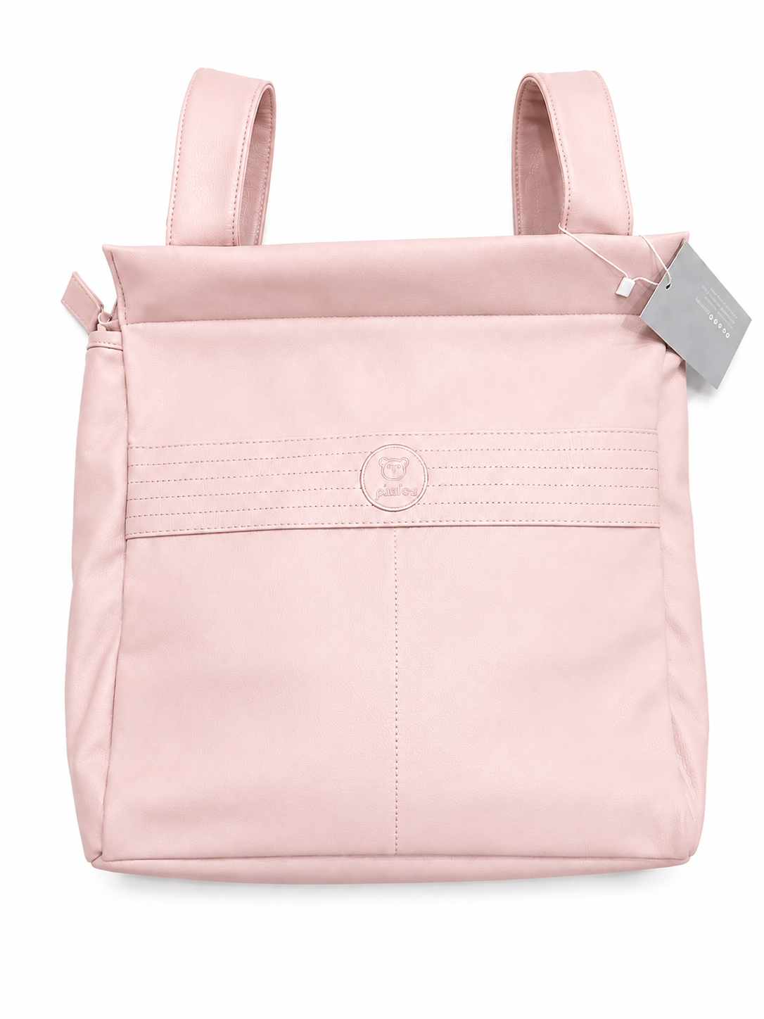 Bolso Panera Rosa Bebé + Cambiador Pirulos