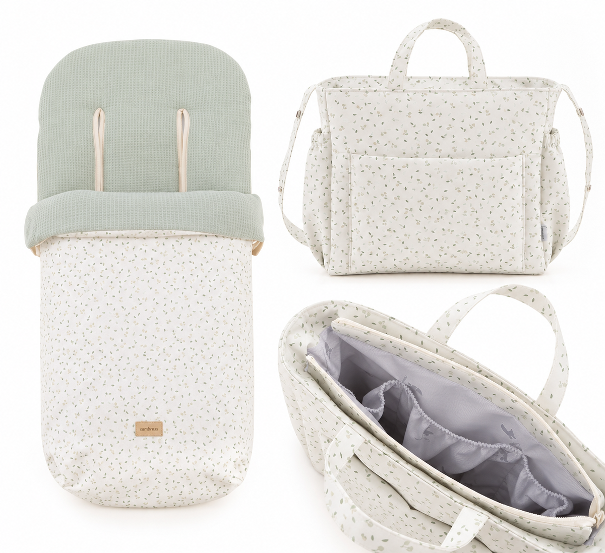 Pack Saco y Bolso Tokyo Cherry Cambrass Polipiel