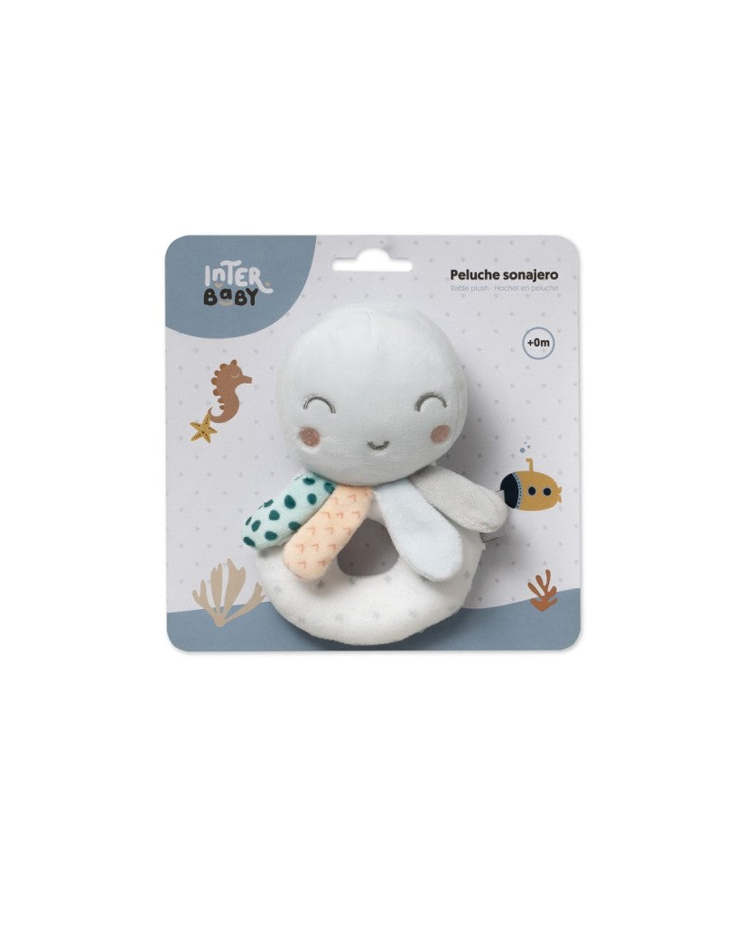 Peluche Sonajero Pulpo