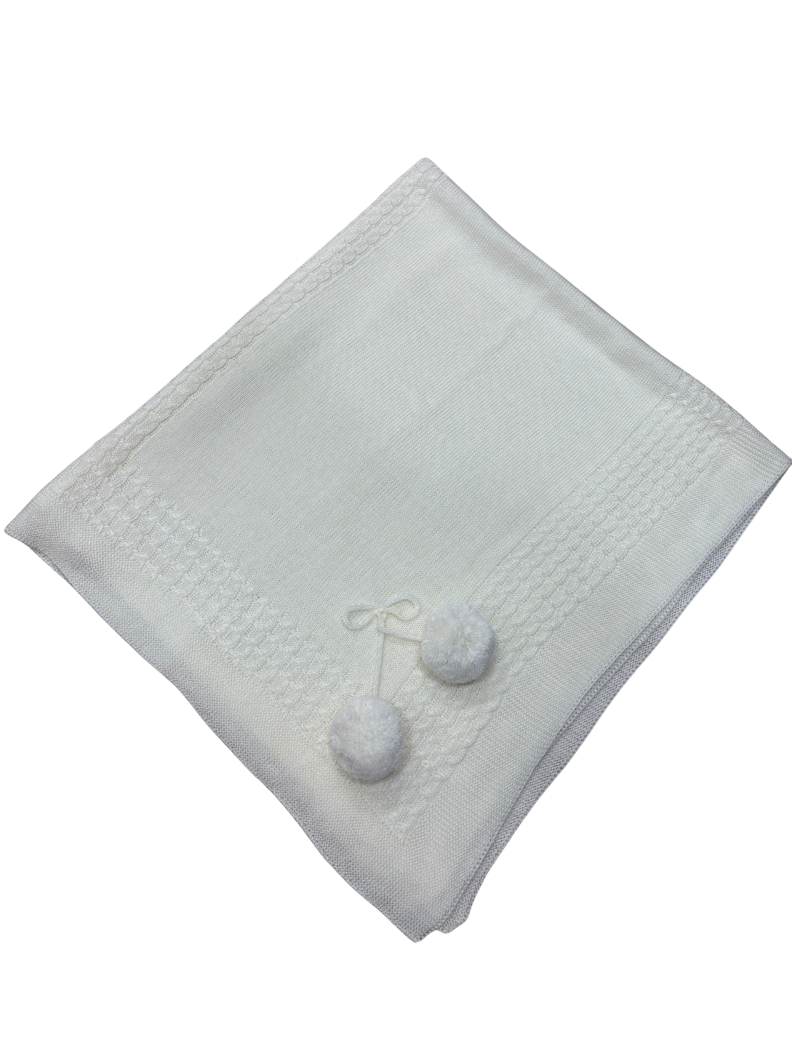 Toca Pompón Blanco/Hueso