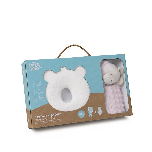 Set Plagiocefalia + Doudou Rosa