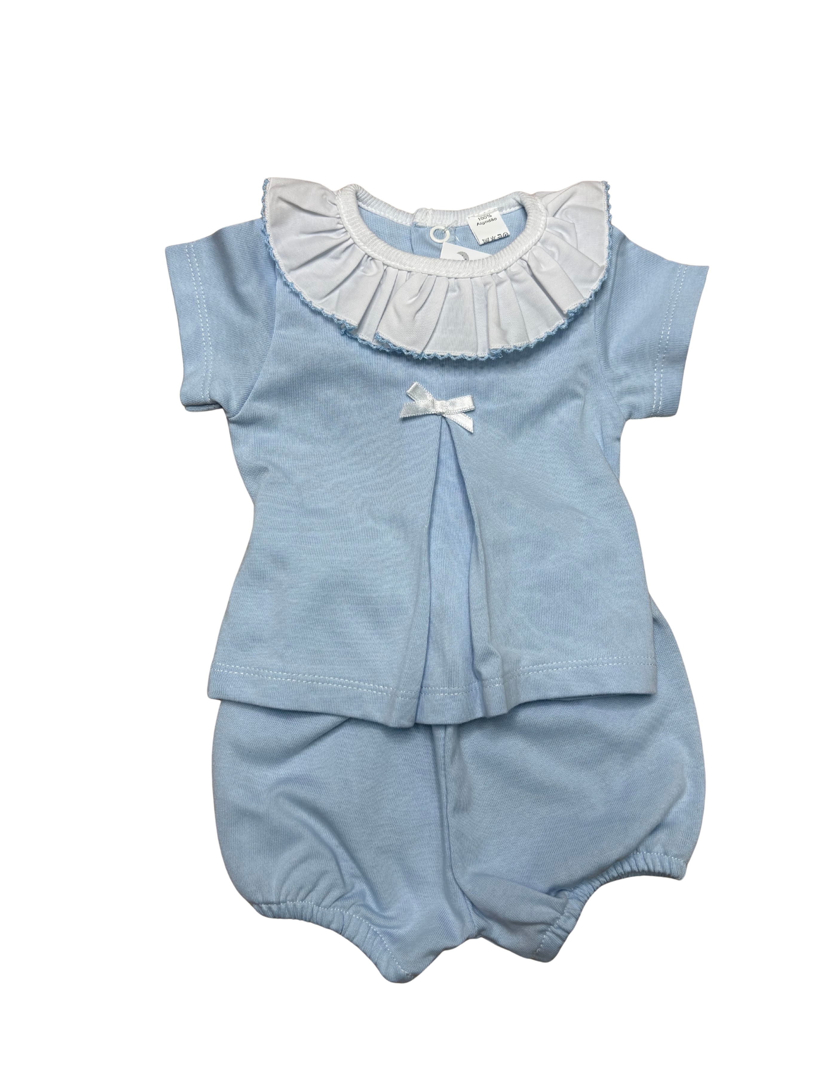 Conjunto Baberola Azul