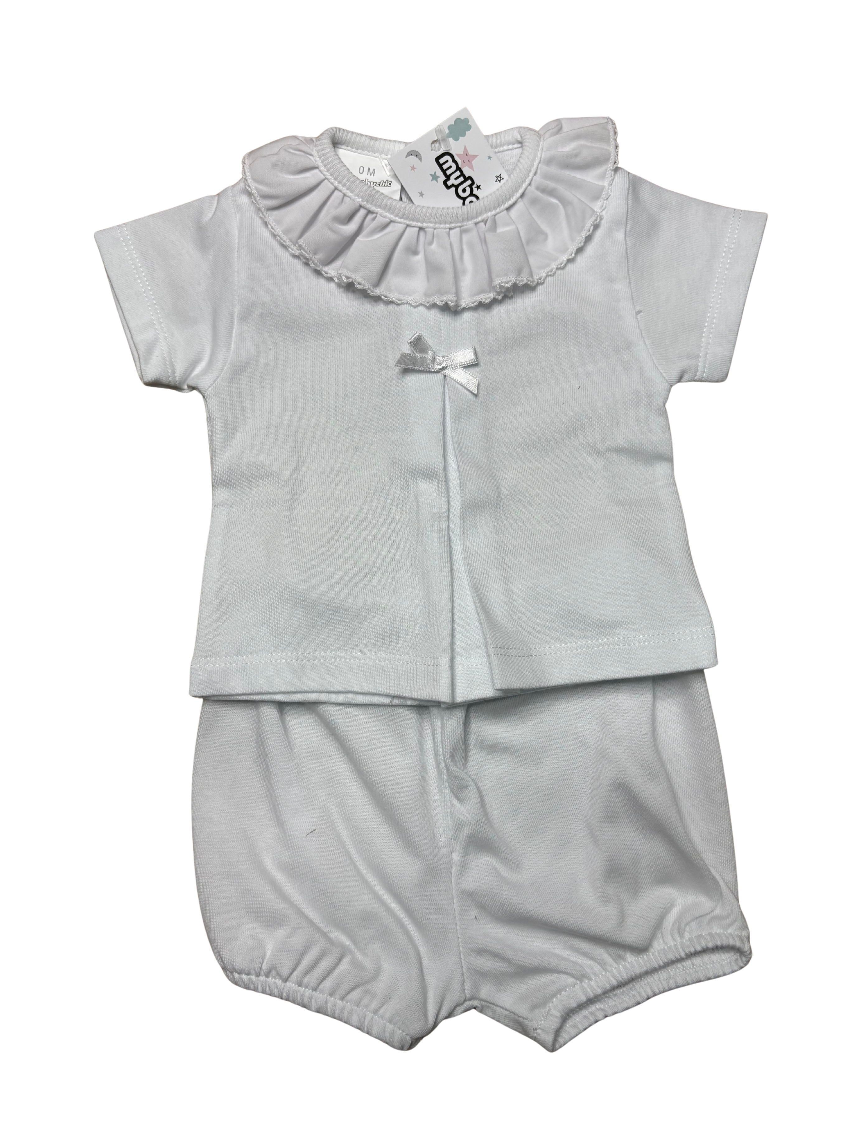 Conjunto Baberola Blanco