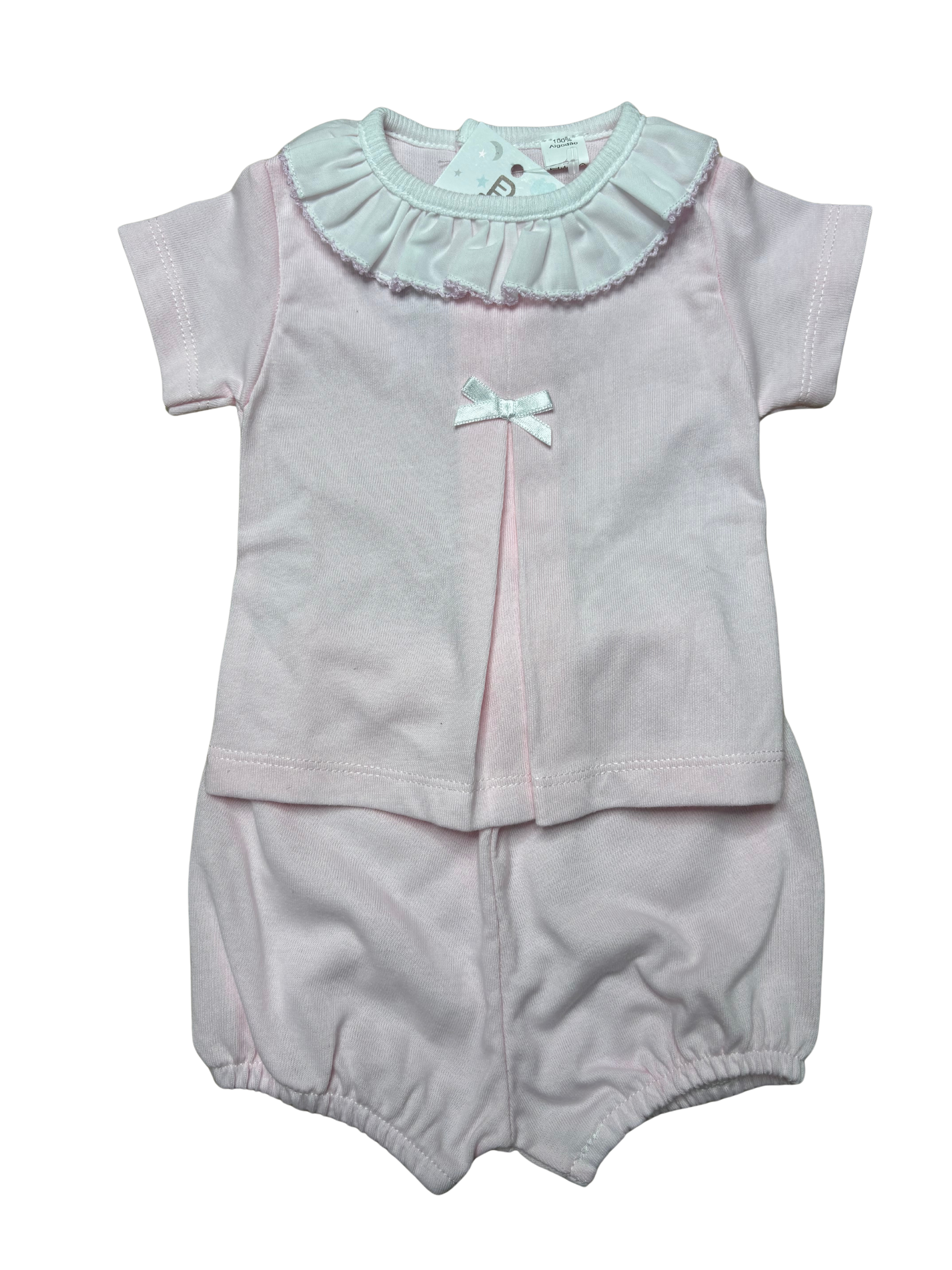Conjunto Baberola Rosa