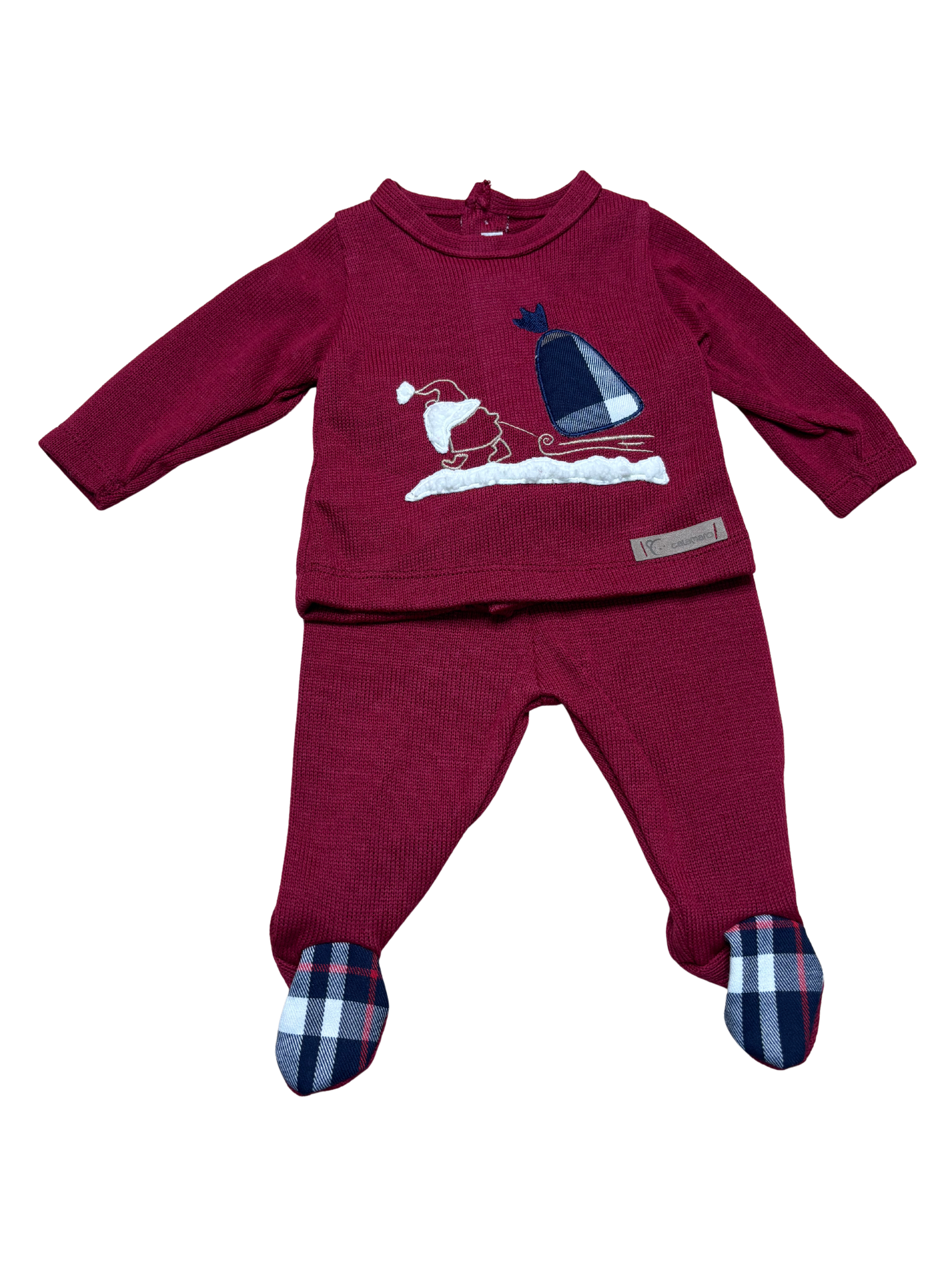 Conjunto Burdeos Calamaro (0-1m)