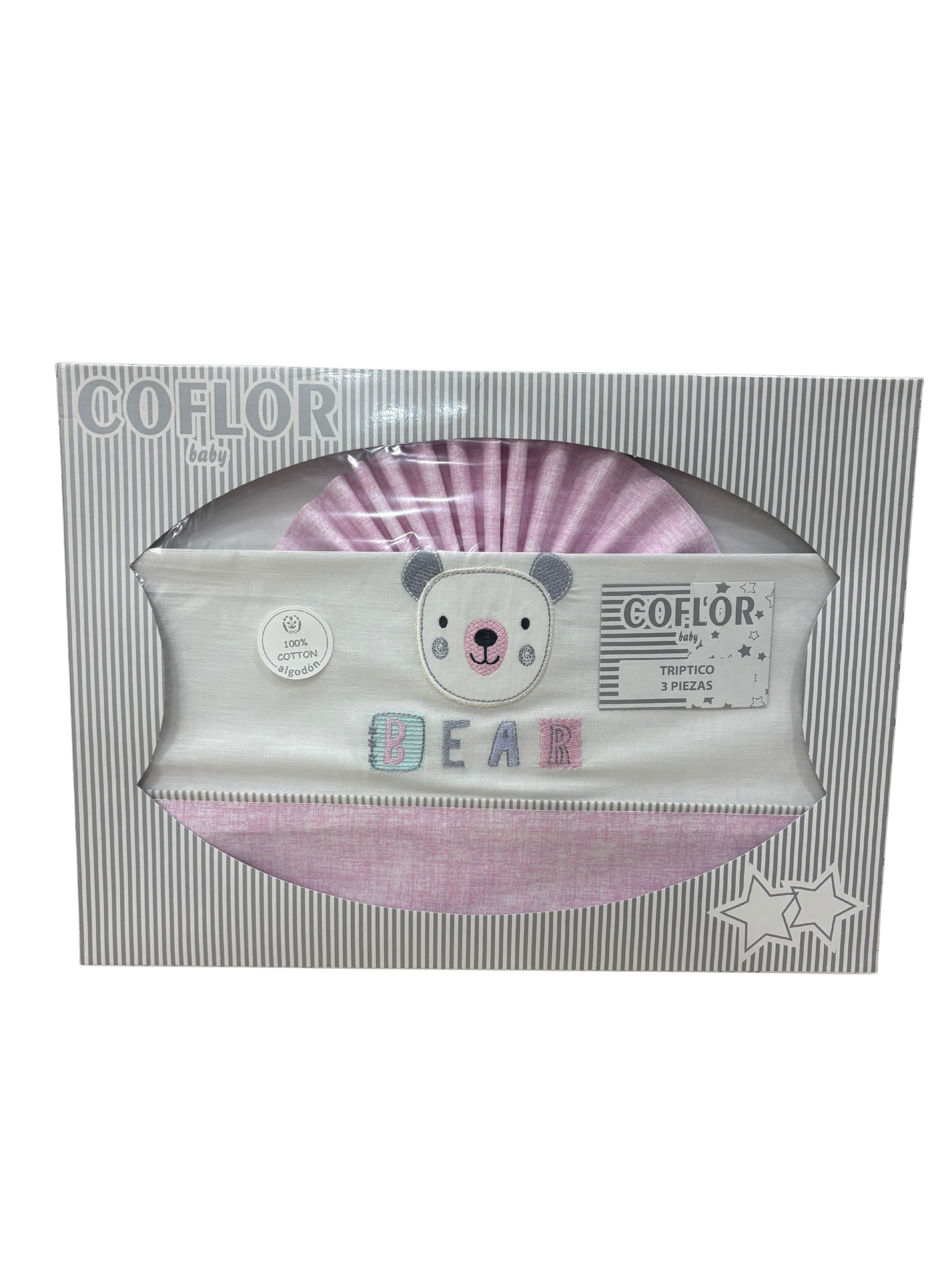 Cuna Oso Rosa Verano