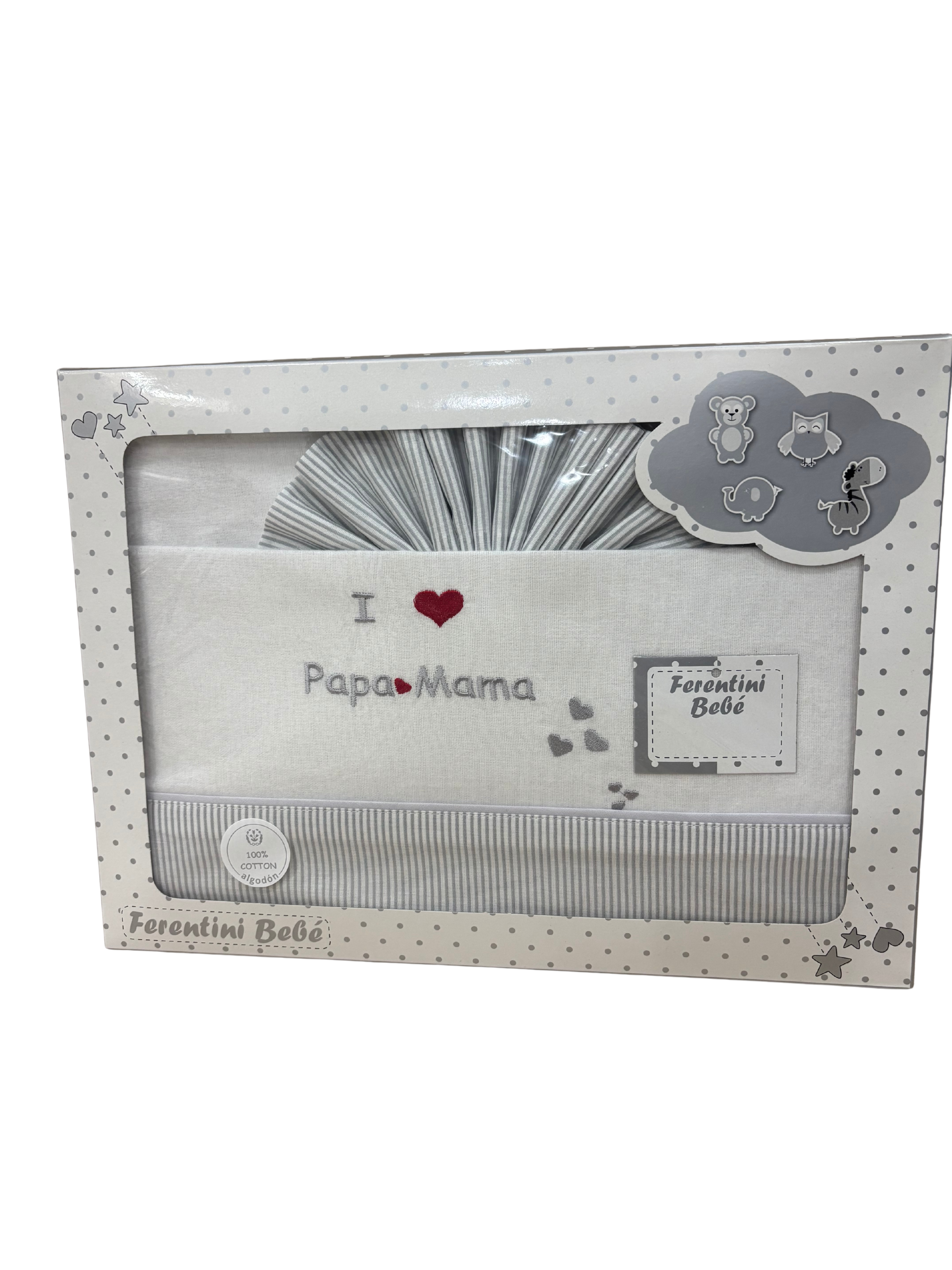Cuna Papá Mamá Franela