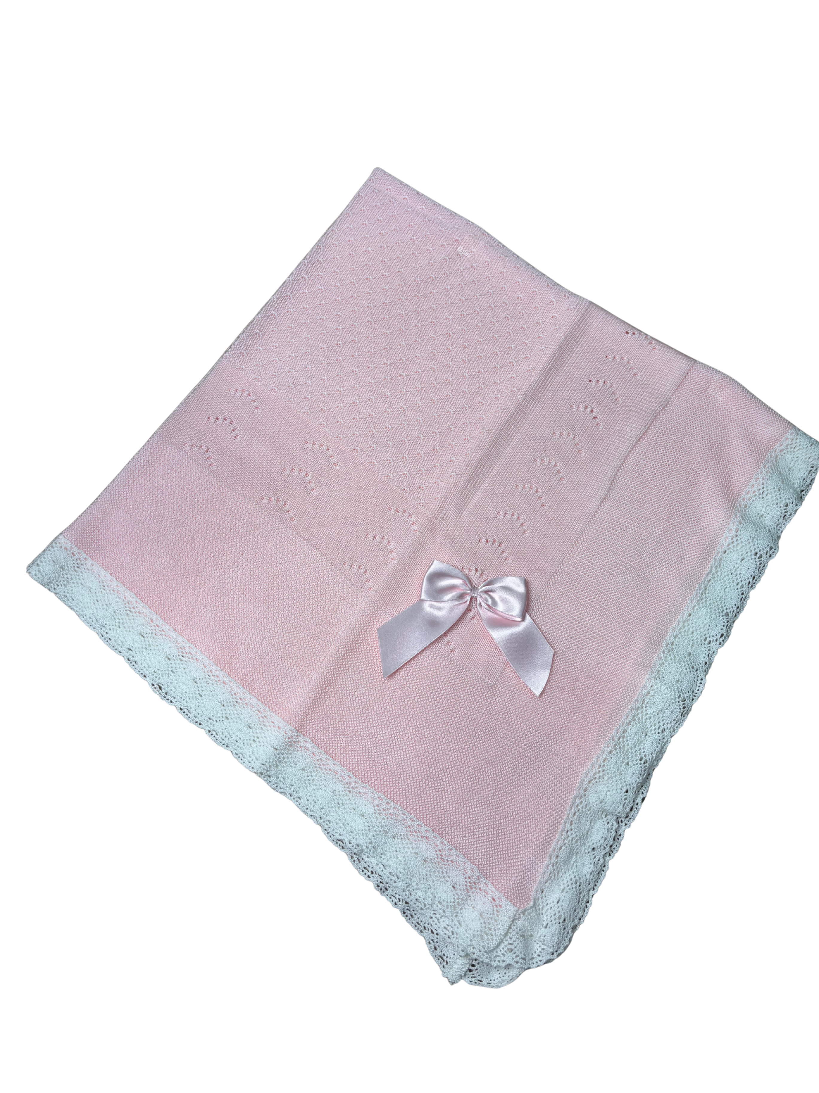 Toca Puntilla Rosa Bebé