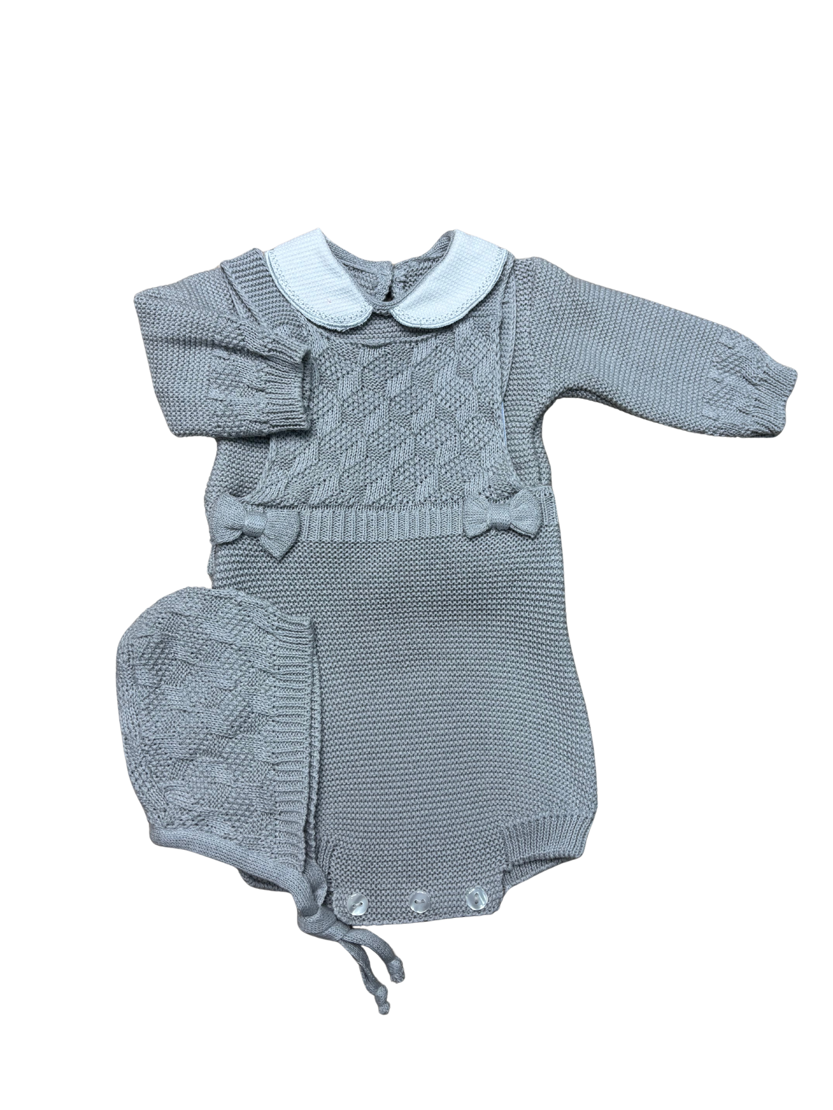 Conjunto Lacitos Gris