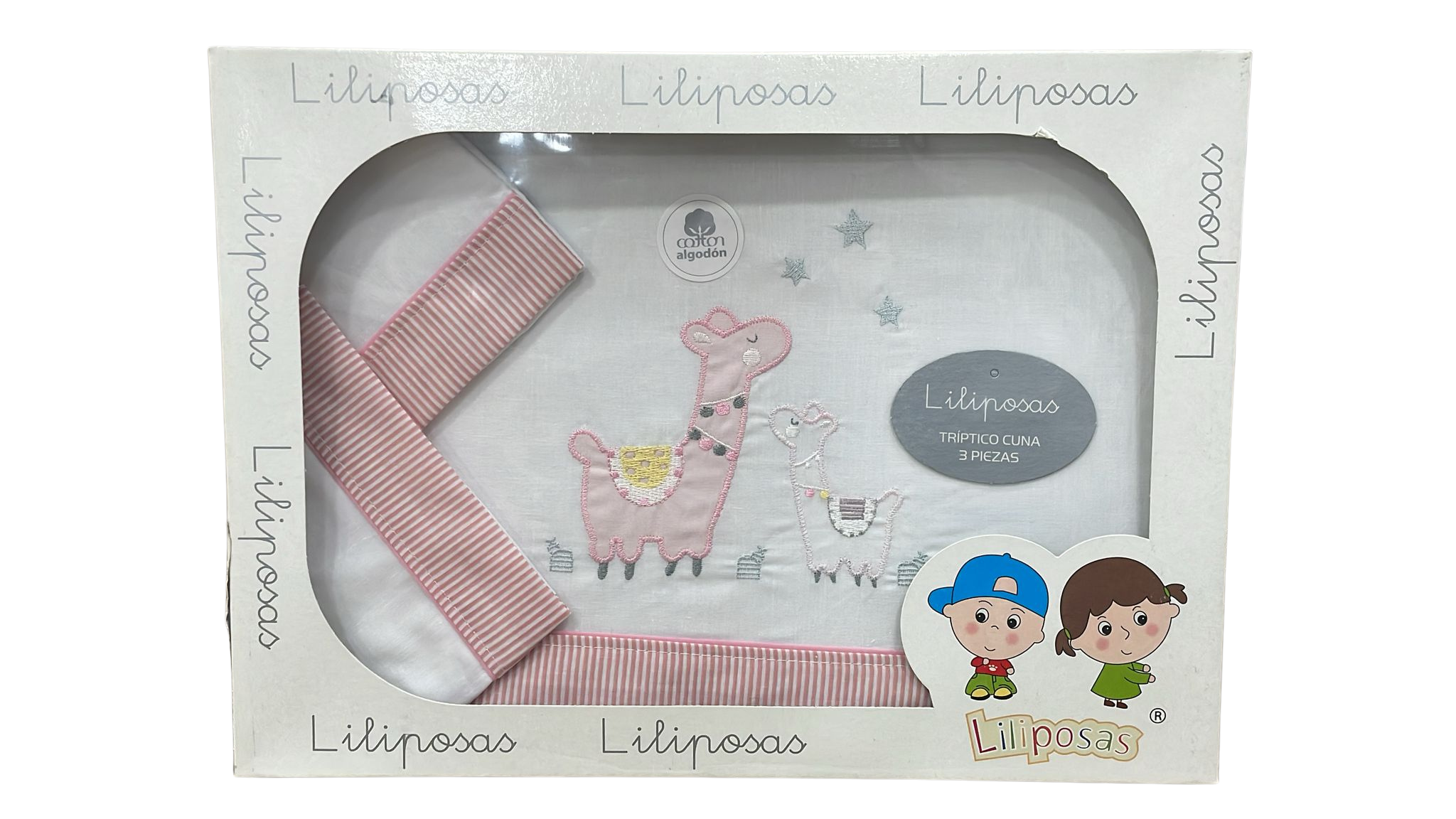 Cuna Llama Rosa Verano