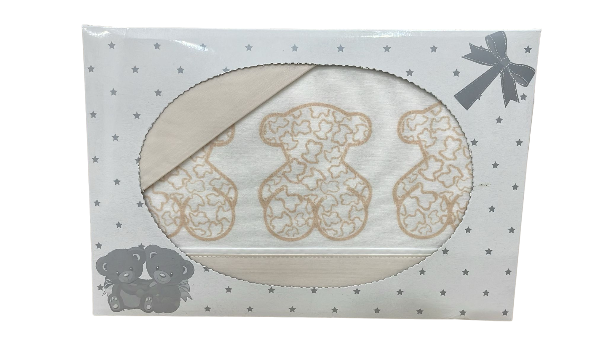 Minicuna 3 Ositos Beige Franela