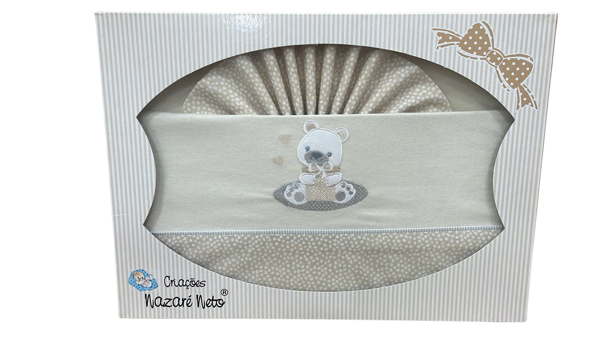 Minicuna Oso Beige Franela