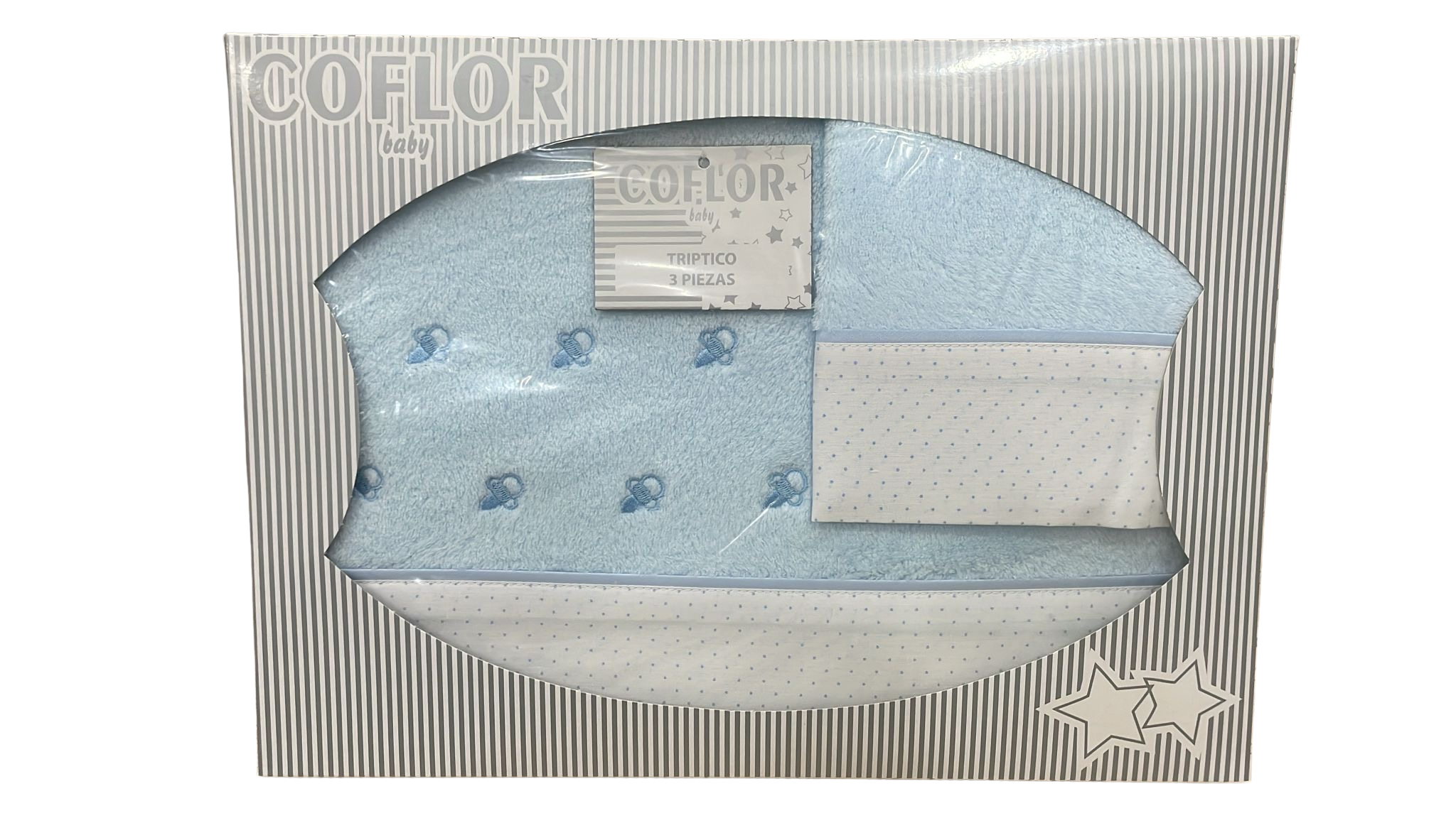 Minicuna Chupetes Azul Coralina