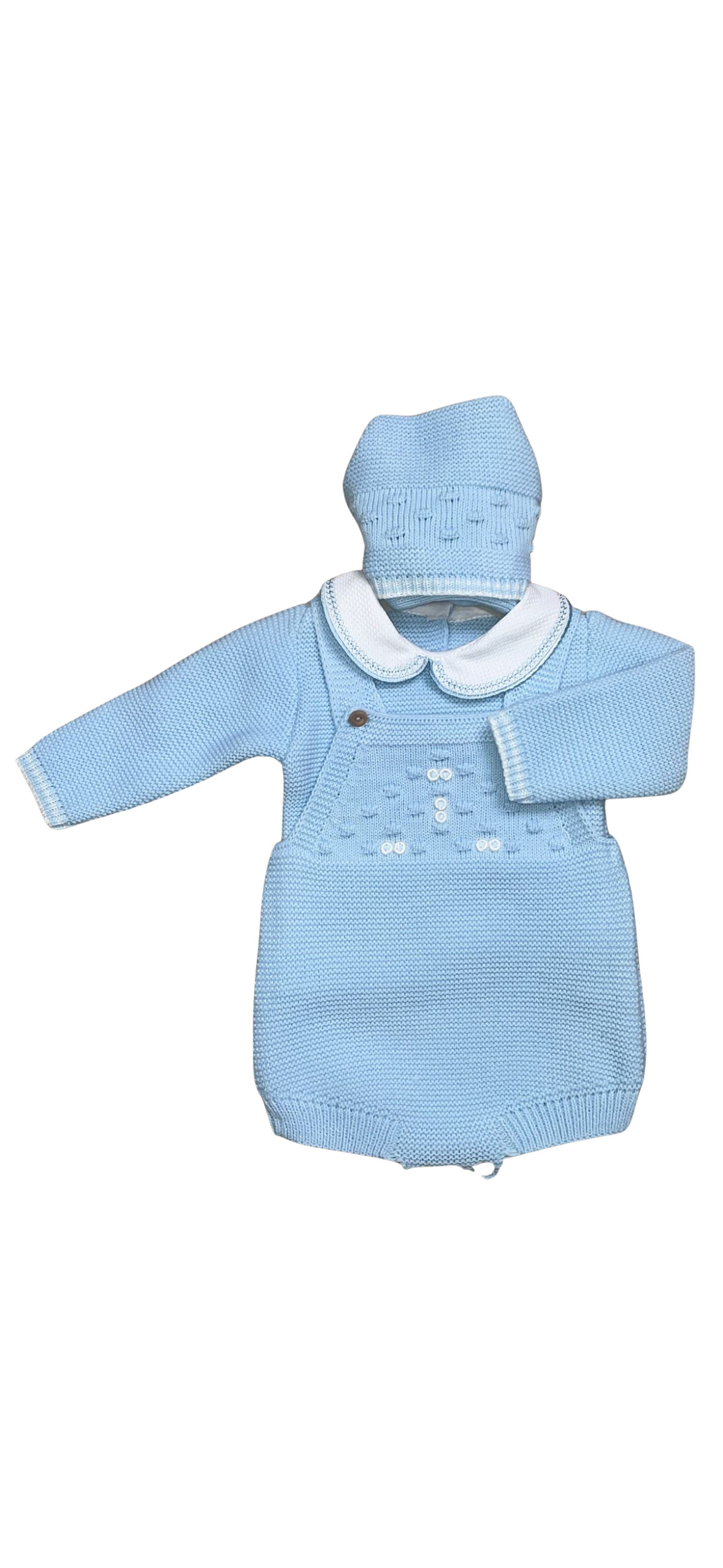 Conjunto Queen Azul Bebé