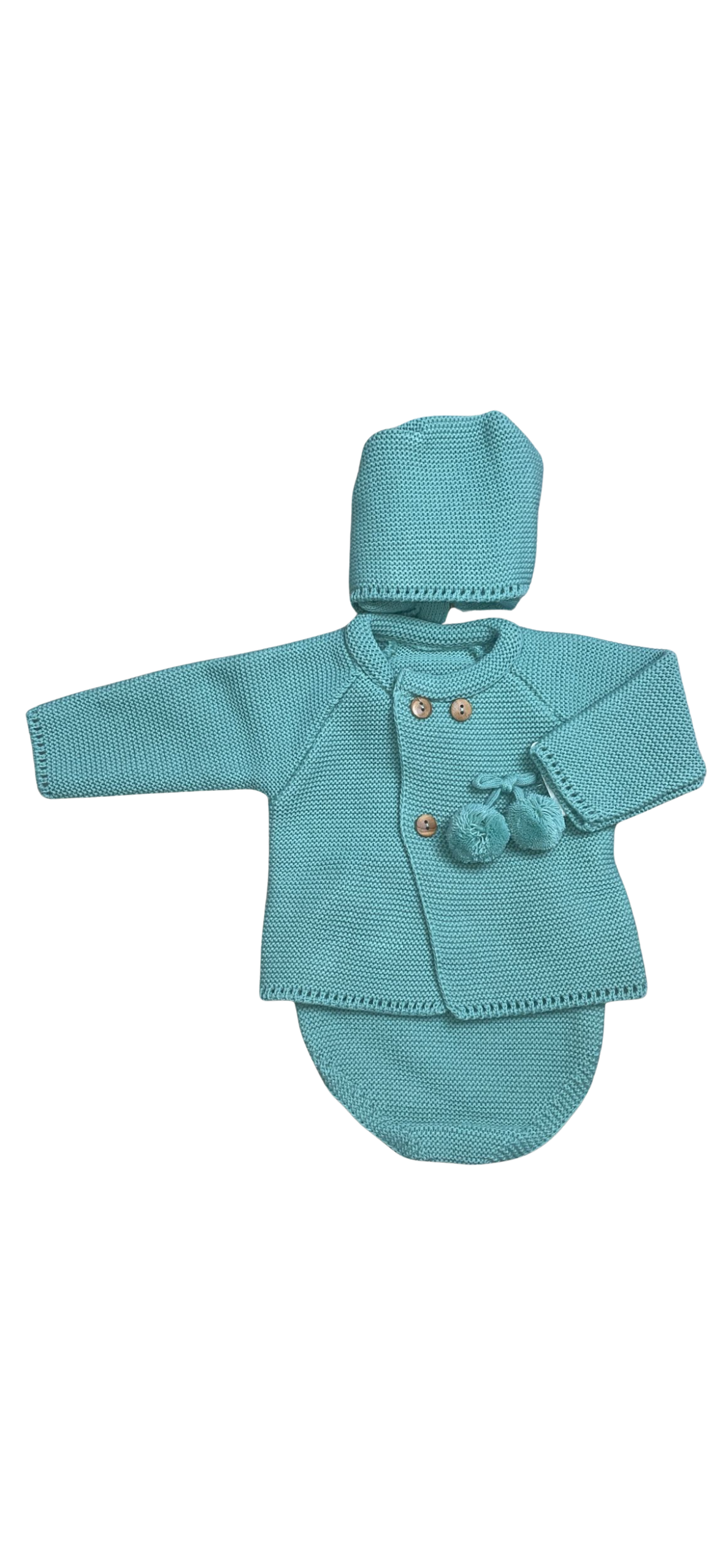 Conjunto Pompones Verde